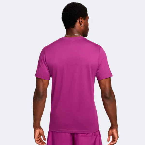 Tricou pentru bărbați Nike M NSW CLUB TEE 100% bumbac/ Purple photo 2