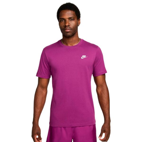 Футболка для мужчин Nike M NSW CLUB TEE 100% хлопок/ Пурпурный photo 1
