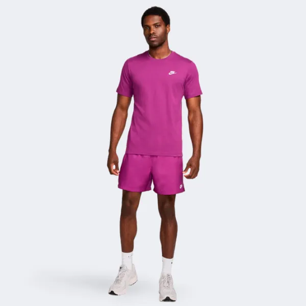 Футболка для мужчин Nike M NSW CLUB TEE 100% хлопок/ Пурпурный photo 3