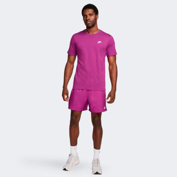 Футболка для мужчин Nike M NSW CLUB TEE 100% хлопок/ Пурпурный photo 3