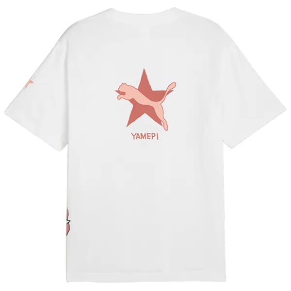 Футболка для мужчин Puma X Yamepi Graphic Tee 100% хлопок/ White photo 2