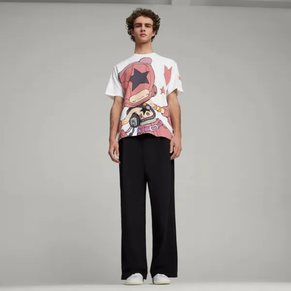 Футболка для мужчин Puma X Yamepi Graphic Tee 100% хлопок/ White photo 5