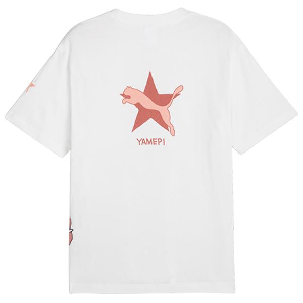 Tricou pentru bărbați Puma X Yamepi Graphic Tee 100% bumbac/ White photo 2