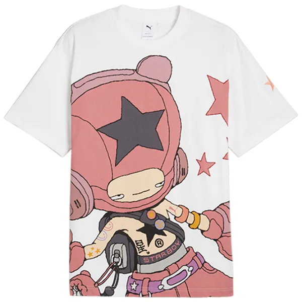 Футболка для мужчин Puma X Yamepi Graphic Tee 100% хлопок/ White photo 1