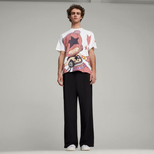 Tricou pentru bărbați Puma X Yamepi Graphic Tee 100% bumbac/ White photo 5