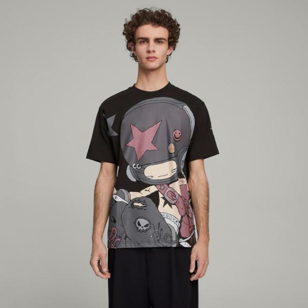 Tricou pentru bărbați Puma X Yamepi Graphic Tee 100% bumbac/ Black photo 2