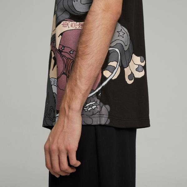 Tricou pentru bărbați Puma X Yamepi Graphic Tee 100% bumbac/ Black photo 6