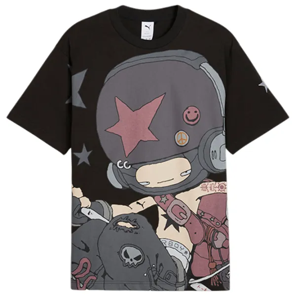 Tricou pentru bărbați Puma X Yamepi Graphic Tee 100% bumbac/ Black photo 1