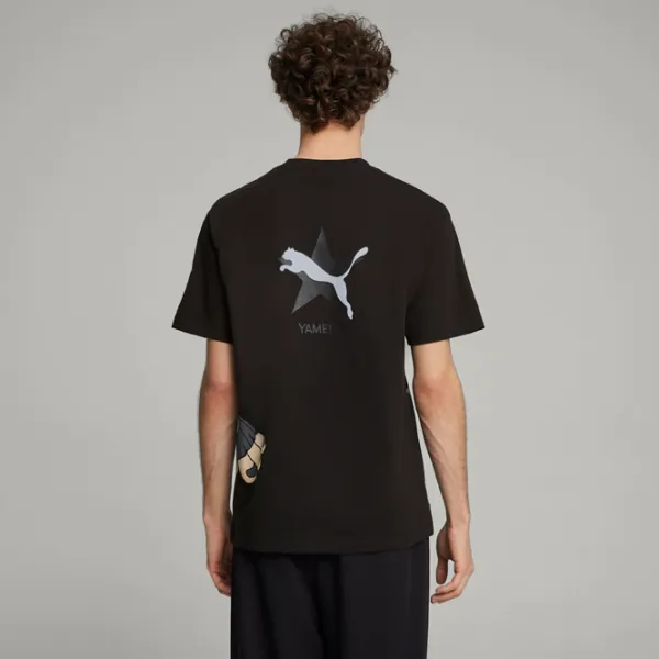 Tricou pentru bărbați Puma X Yamepi Graphic Tee 100% bumbac/ Black photo 4