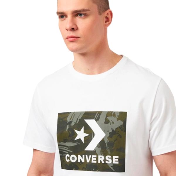 Tricou pentru bărbați Converse Star Chevron Brush Stroke Knock Out Camo Fill 100% bumbac/ White photo 4 Tricou pentru bărbați Converse Star Chevron Brush Stroke Knock Out Camo Fill 100% bumbac/ White photo 4