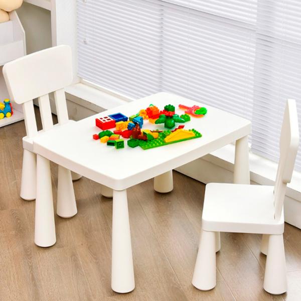 Set de mobilă pentru copii Costway HW66810WH White / unisex photo 5 Set de mobilă pentru copii Costway HW66810WH White / unisex photo 5