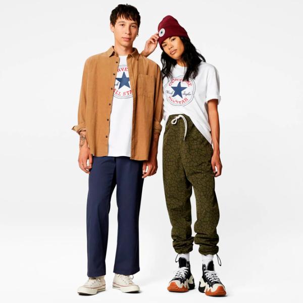 Tricou Unisex Converse Chuck Patch Tee 100% bumbac/ White photo 3 Tricou Unisex Converse Chuck Patch Tee 100% bumbac/ White photo 3