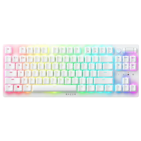 Tastatură Razer DeathStalker V2 Pro TKL Fără fir + Cu fir/ White photo 1