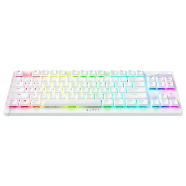Tastatură Razer DeathStalker V2 Pro TKL Fără fir + Cu fir/ White photo 2