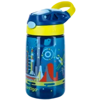 Sticluță cu pai Contigo Gizmo 420 ml 12 luni/ Silicon/ Blue photo 2