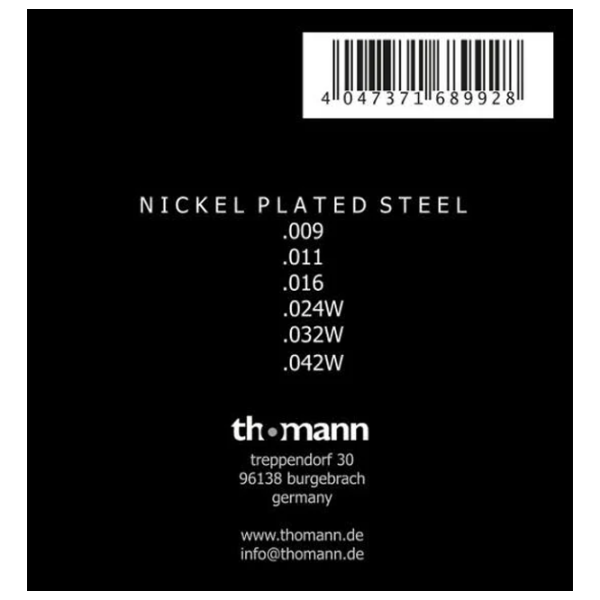 Coardă Harley Benton 281183 Silver/ Nichel photo 3