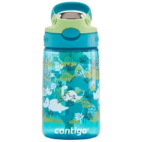 Бутылочка с соломинкой Contigo Easy Clean 420 мл 12 месяцев/ Силикон/ Blue