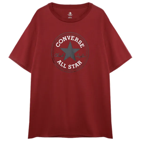 Футболка унисекс Converse Chuck Patch Tee 100% хлопок/ Красный photo 1