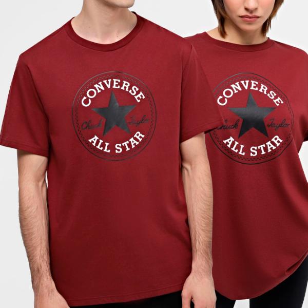 Футболка унисекс Converse Chuck Patch Tee 100% хлопок/ Красный photo 2