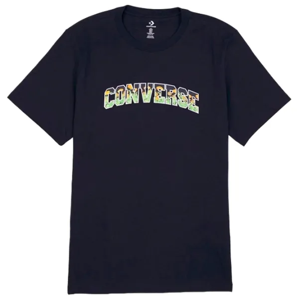 Tricou pentru bărbați Converse Floral Infill Tee 100% bumbac/ Black photo 1 Tricou pentru bărbați Converse Floral Infill Tee 100% bumbac/ Black photo 1
