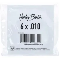 Coardă Harley Benton HQS Singles 010 Silver/ Oțel