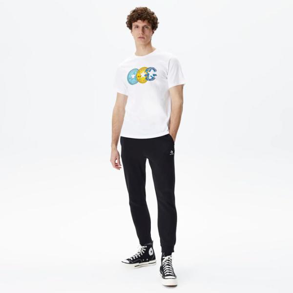 Футболка для мужчин Converse Chuck Patch Distort Tee 100% хлопок/ White photo 3 Футболка для мужчин Converse Chuck Patch Distort Tee 100% хлопок/ White photo 3