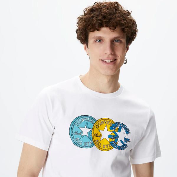 Футболка для мужчин Converse Chuck Patch Distort Tee 100% хлопок/ White photo 4 Футболка для мужчин Converse Chuck Patch Distort Tee 100% хлопок/ White photo 4