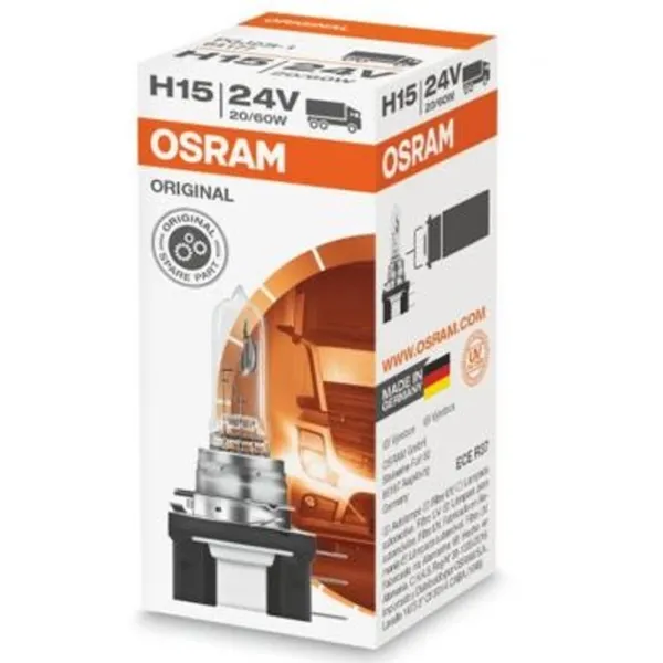 Автомобильная лампа Osram OS-64177 Галоген/ H15/ PGJ23t-1/ 20 - 60 Вт/ 1350лм photo 2