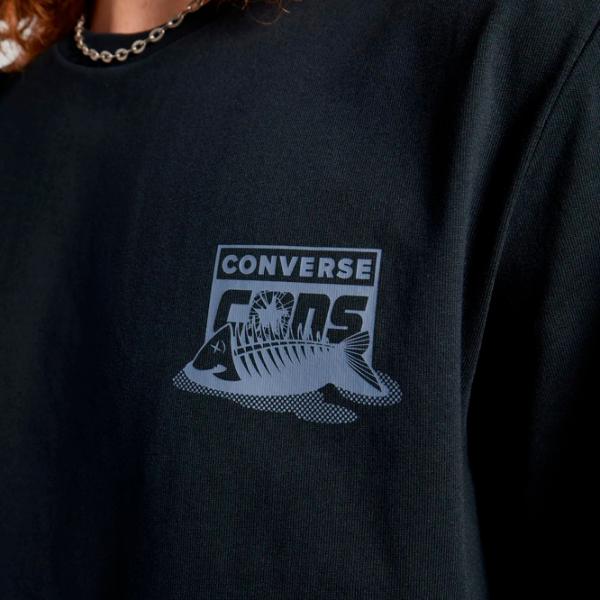 Tricou pentru bărbați Converse Cons Fishbowl Tee 100% bumbac/ Black photo 4 Tricou pentru bărbați Converse Cons Fishbowl Tee 100% bumbac/ Black photo 4