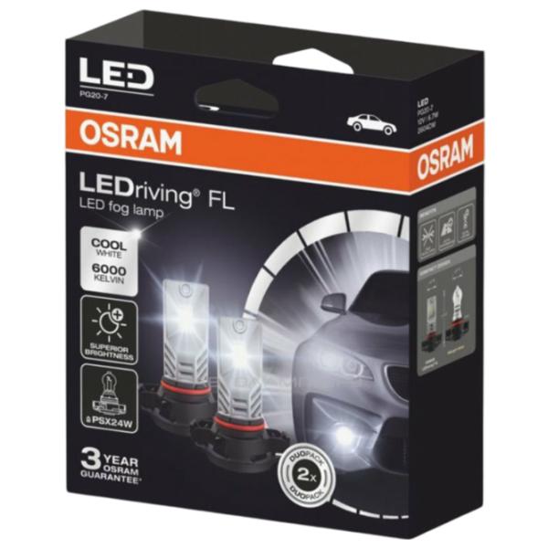 Lampă auto Osram OS-2604CW LED/ PSX24W/ PG20/ 7/ 6.7 W/ 730lm photo 2