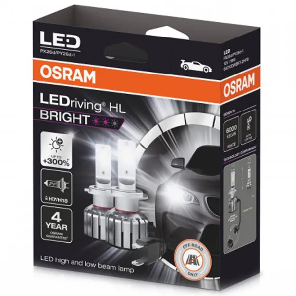 Автомобильная лампа Osram 64210DWBRT-2HFB светодиодная/ H18/ PX26d/ 19 Вт/ 1700 лм photo 2 Автомобильная лампа Osram 64210DWBRT-2HFB светодиодная/ H18/ PX26d/ 19 Вт/ 1700 лм photo 2