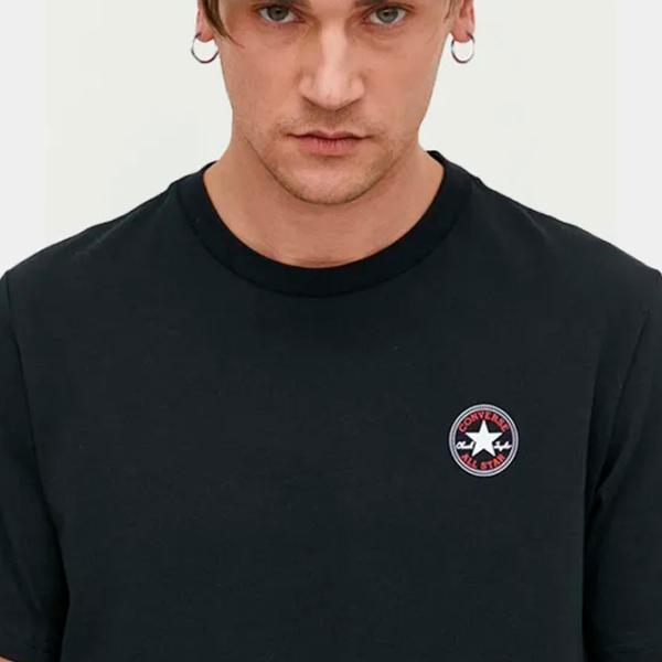 Tricou pentru bărbați Converse Mini Chuck Patch Tee 100% bumbac/ Black photo 5 Tricou pentru bărbați Converse Mini Chuck Patch Tee 100% bumbac/ Black photo 5