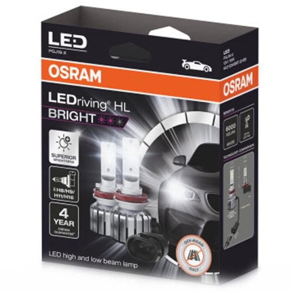 Автомобильная лампа Osram 64211DWBRT-2HFB светодиодная/ H8/ PGJ19-X/ 19 Вт/ 1700 лм photo 2 Автомобильная лампа Osram 64211DWBRT-2HFB светодиодная/ H8/ PGJ19-X/ 19 Вт/ 1700 лм photo 2