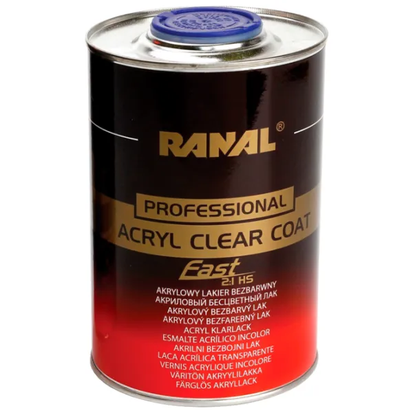 Автомобильный лак Ranal HS FAST Professional 800 мл/ Универсальный photo 1 Автомобильный лак Ranal HS FAST Professional 800 мл/ Универсальный photo 1