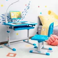 Set de mobilă pentru copii Costway HW67622BL Blue / unisex photo 4