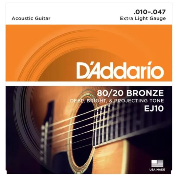 Coardă D'Addario EJ10 Silver/ Bronz photo 1