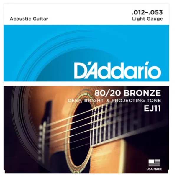 Coardă D'Addario EJ11 Silver/ Bronz photo 1