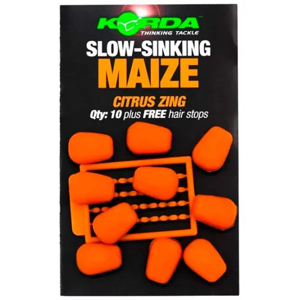 Слоеное тесто Korda Maize Slow Sinking Citrus Zing Orange Кукуруза/ 100 г photo 1
