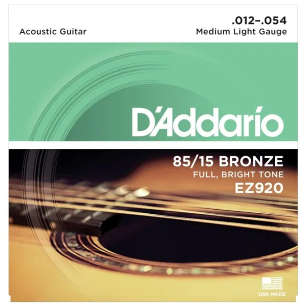 Струны D'Addario EZ920 Серебристый/ Бронза photo 1
