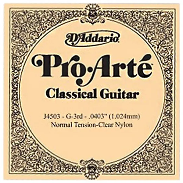 298309 DADDARIO J4503 - Coarda Sol pentru Chitara Clasica Silver/ Nailon photo 2