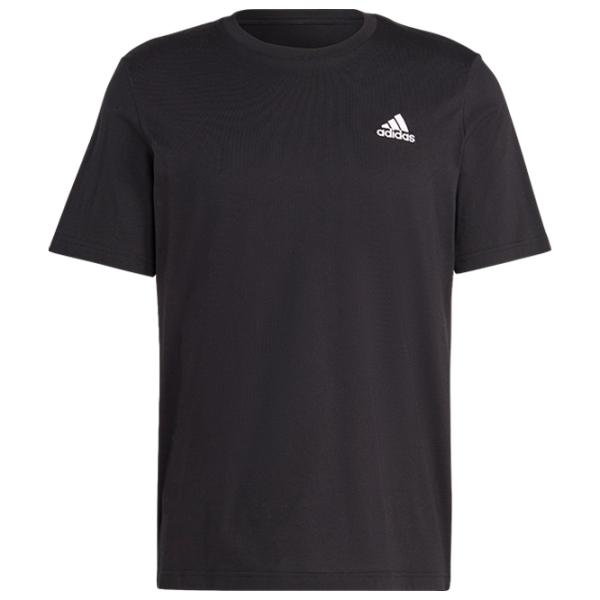 Tricou pentru bărbați Adidas Essentials Single Jersey Embroidered Small Logo 100% bumbac/ Black photo 1
