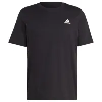 Tricou pentru bărbați Adidas Essentials Single Jersey Embroidered Small Logo 100% bumbac/ Black