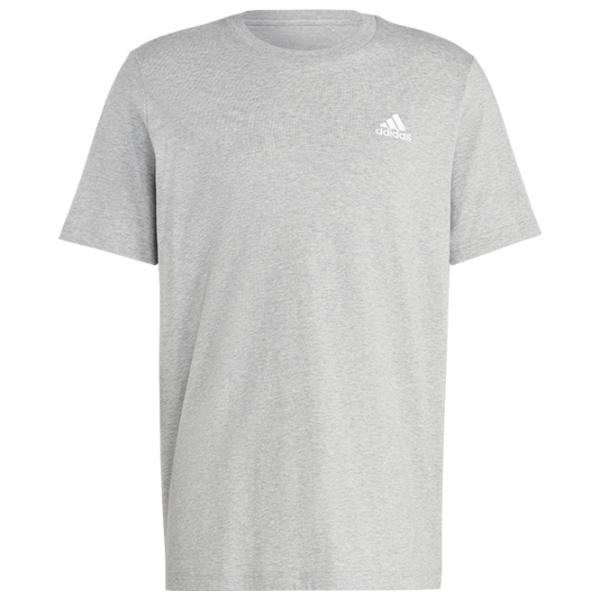 Tricou pentru bărbați Adidas Essentials Single Jersey Embroidered Small Logo 100% bumbac/ Gray photo 1