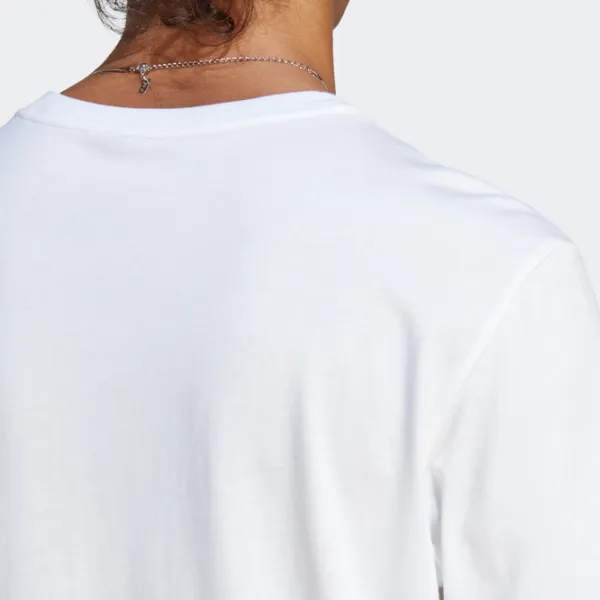 Tricou pentru bărbați Adidas Essentials Single Jersey Embroidered Small Logo 100% bumbac/ White photo 6