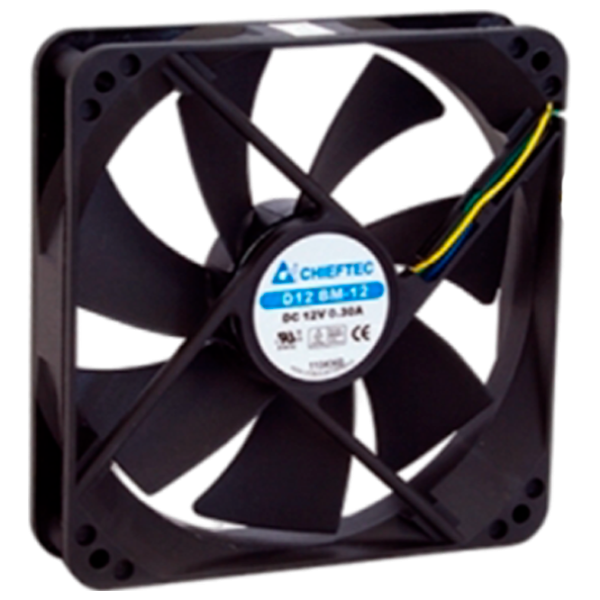 Ventilator de carcasă Chieftec ZF-1225PWM Hidrodinamic/ 1650 rpm photo 1