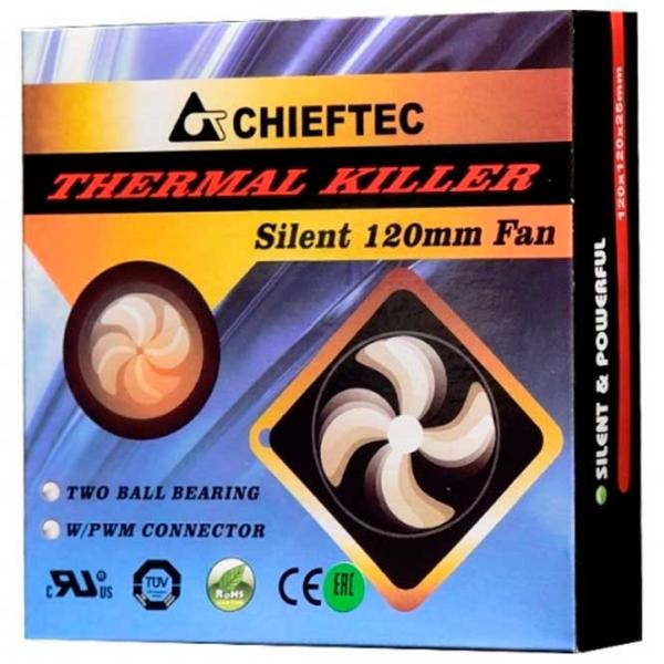 Ventilator de carcasă Chieftec ZF-1225PWM Hidrodinamic/ 1650 rpm photo 3