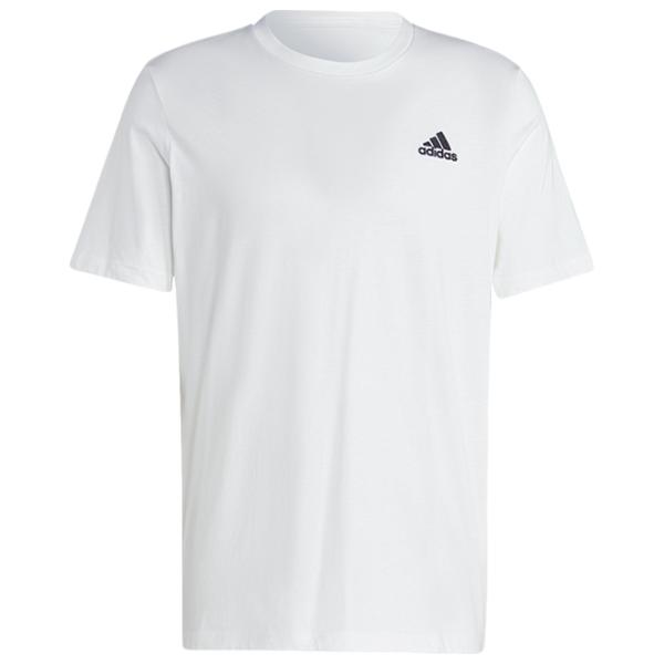 Tricou pentru bărbați Adidas Essentials Single Jersey Embroidered Small Logo 100% bumbac/ White photo 1