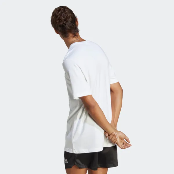 Tricou pentru bărbați Adidas Essentials Single Jersey Embroidered Small Logo 100% bumbac/ White photo 2