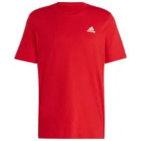 Tricou pentru bărbați Adidas Essentials Single Jersey Small Logo Tee 100% bumbac/ Red