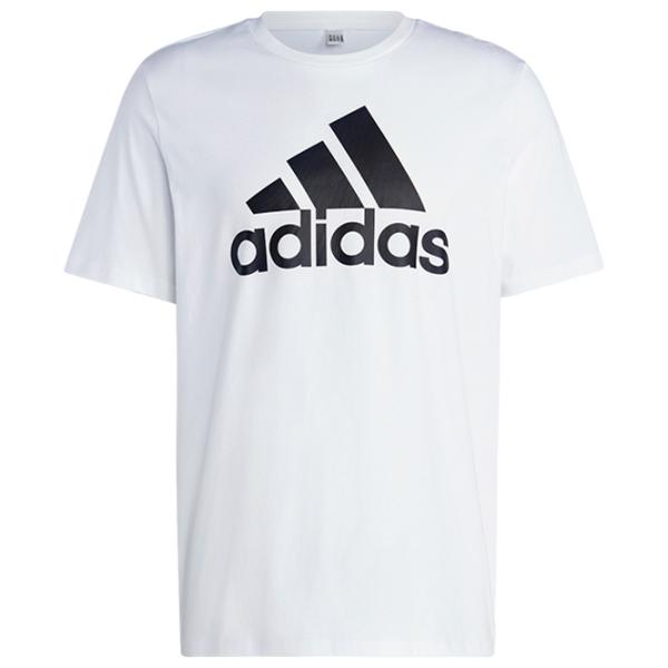 Tricou pentru bărbați Adidas Essentials Single Jersey Big Logo 100% bumbac/ White photo 1